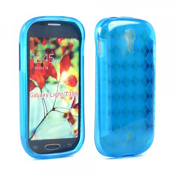 Wholesale Samsung Galaxy Light T399 TPU Gel Case (Blue)